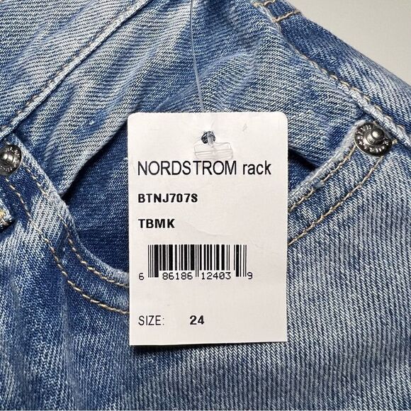 SLVRLAKE Beatnik High Rise Slim Jeans in Trouble Maker Wash - Picture 5 of 10